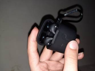 AirPods used for a week, black color