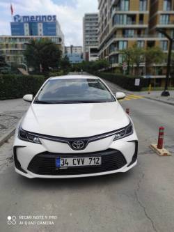 Toyota Corolla is available for rent