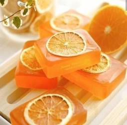 Natural soap, orange scented soap
