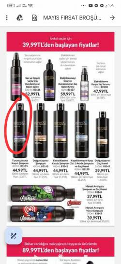 Avon and Farmasi products for all hair types