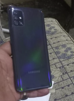 A used Samsung Galaxy A51 mobile phone for sale