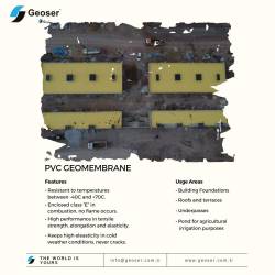 عازل PVC GEOMEMBRANE