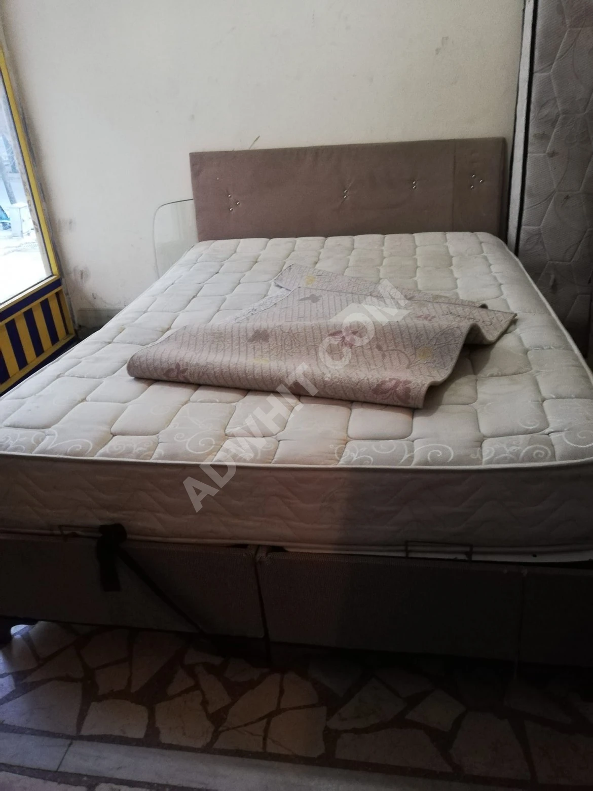 used double bed and mattress for sale