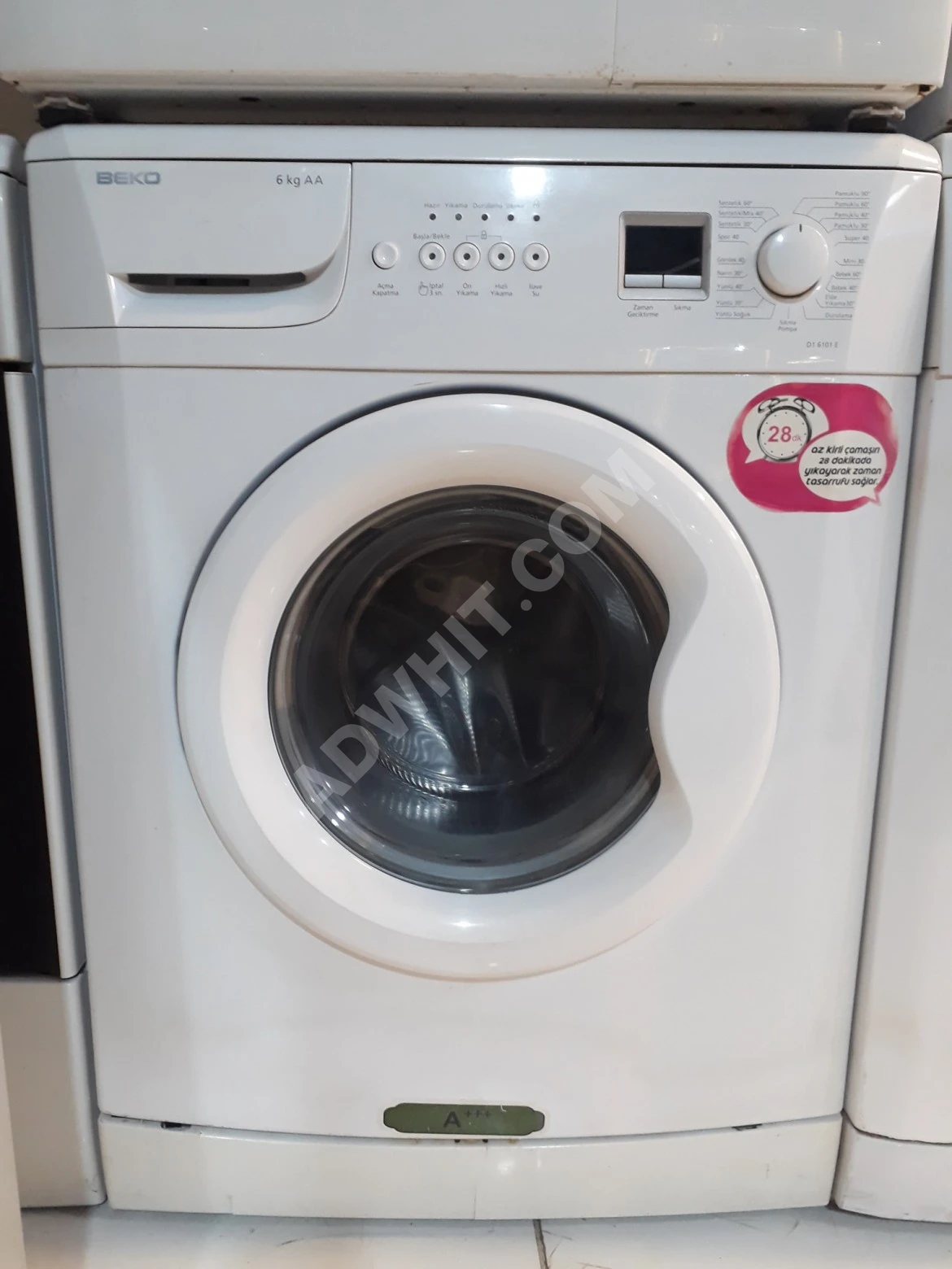 beko 6kg silver washing machine