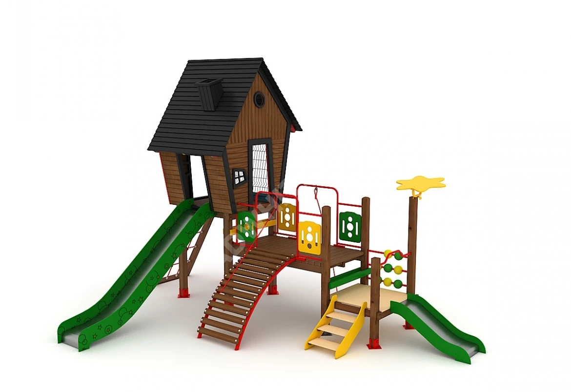 Special wooden garden toys from Metod Park gardening equipment