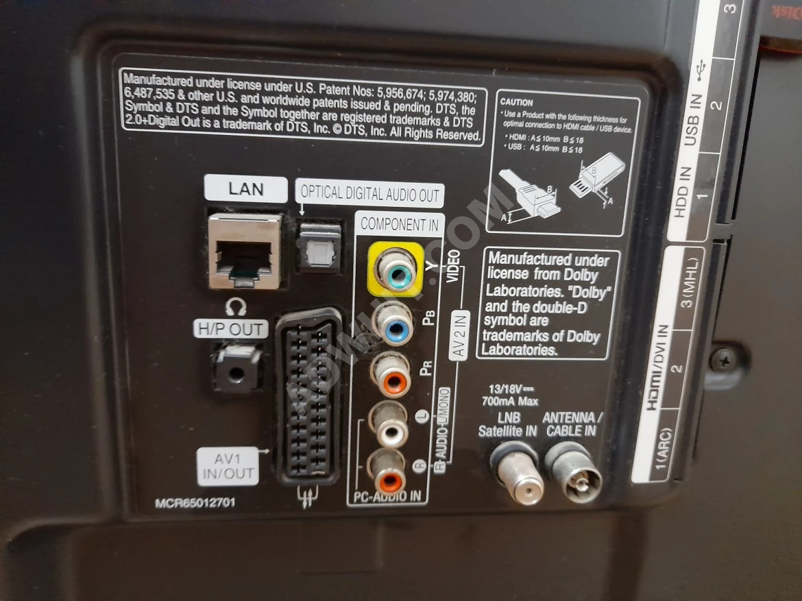 LG TV has very clean wifi Adwhit