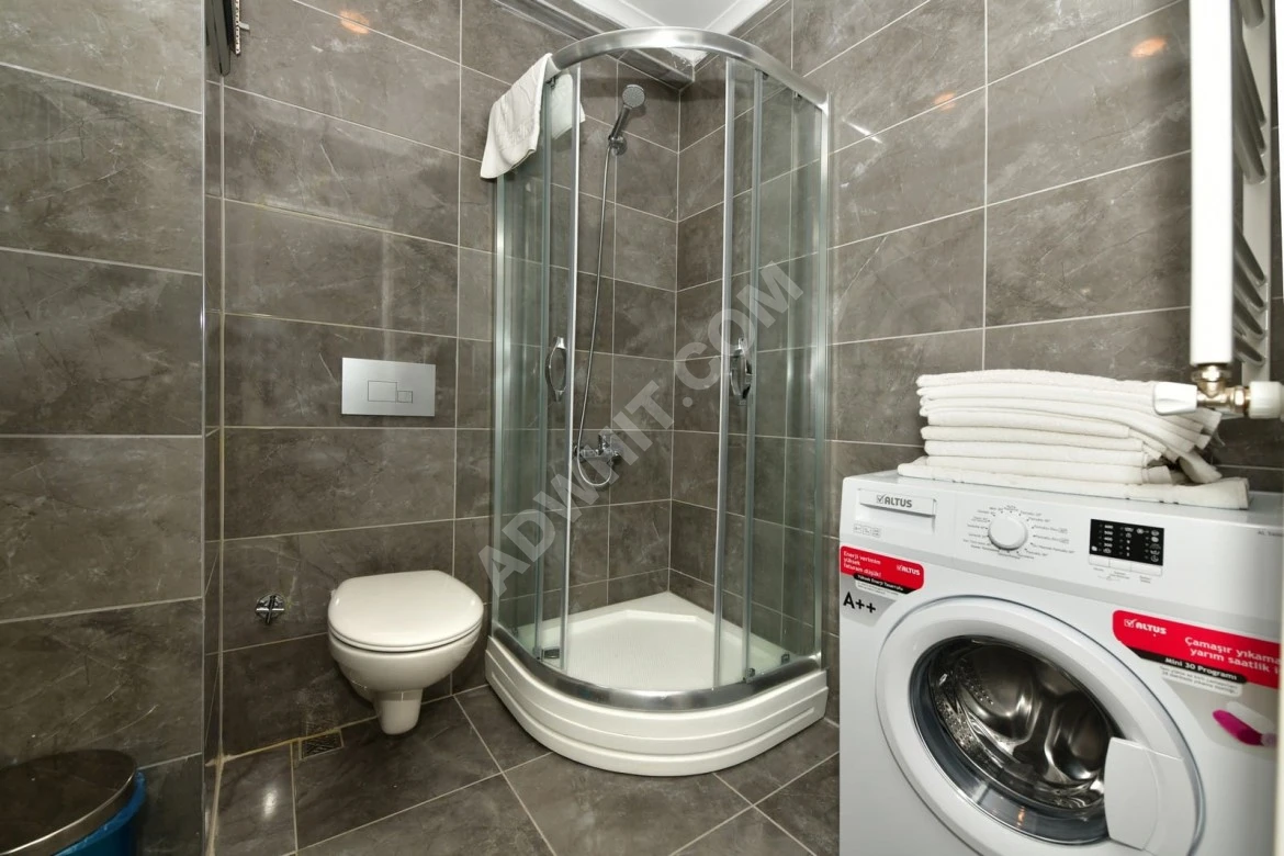 Furnished apartment 2 + 1 for rent in Istanbul near the main street