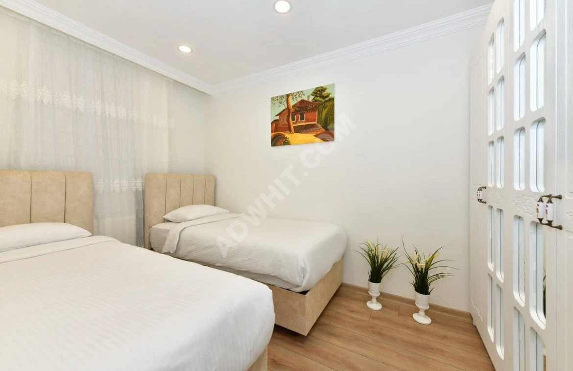 Furnished apartment 2 + 1 for rent in Istanbul near the main street