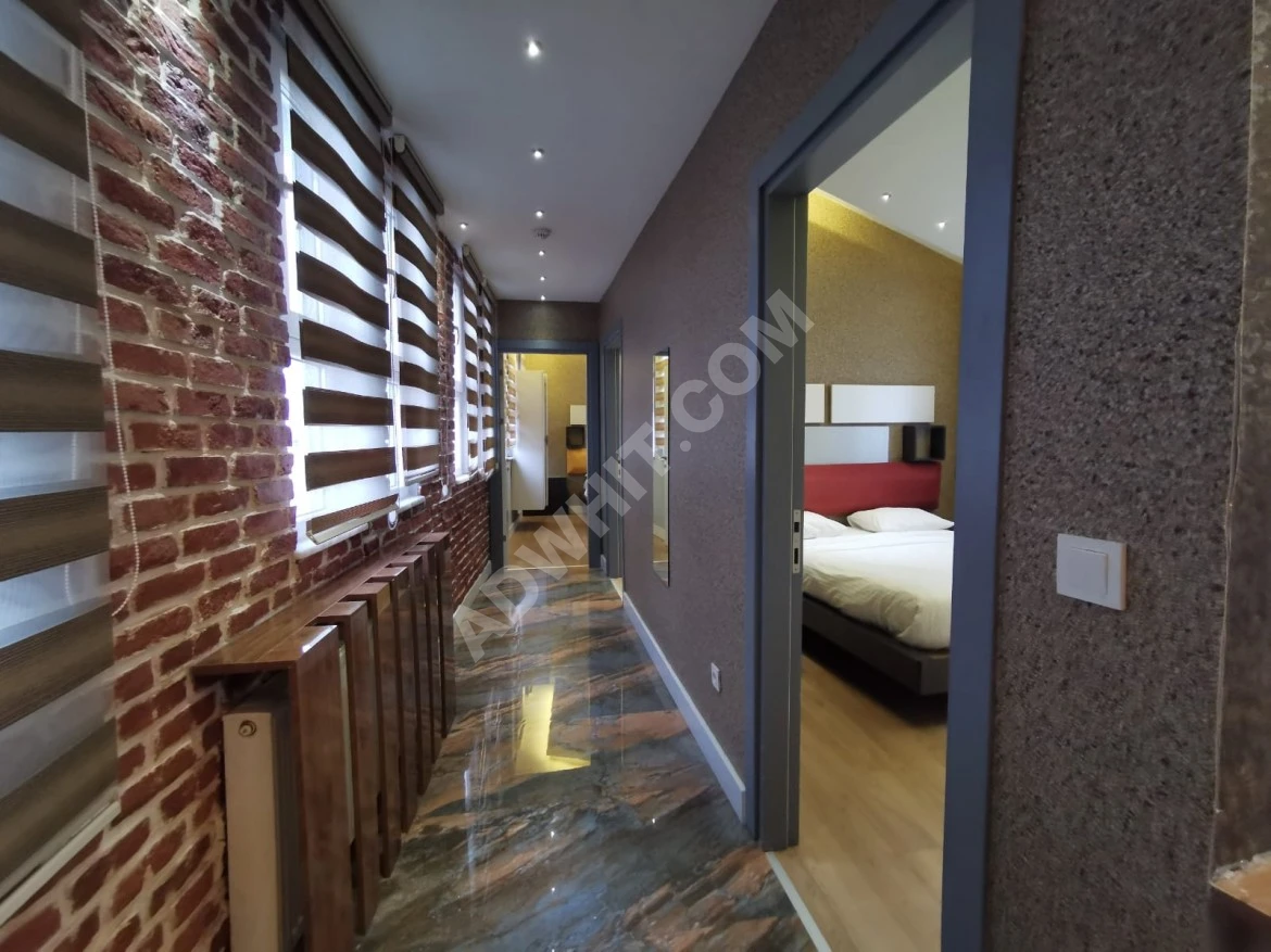 Luxurious hotel apartment (3 + 1) in Istanbul for daily rent / Osman