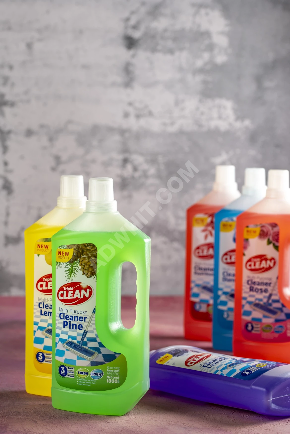 Super general cleaner for floors, 1 liter, triple clean Adwhit