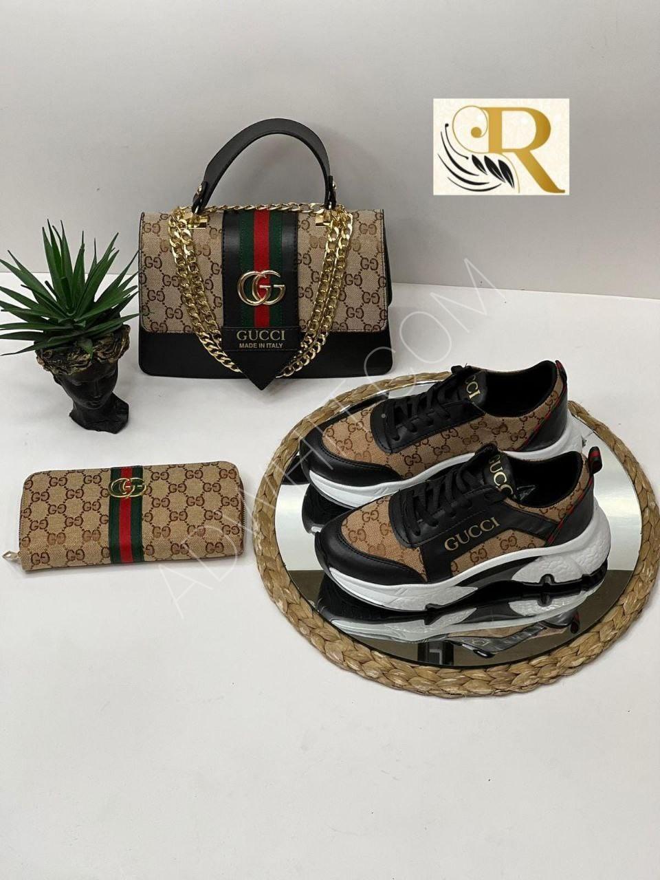 Gucci sport shoes and bag set - Price : 50 US Dollar - Adwhit - Turkey
